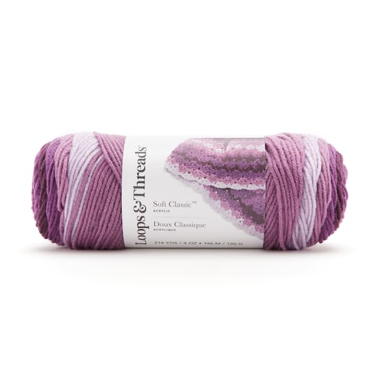 Soft Classic™ Ombre Yarn by Loops & Threads